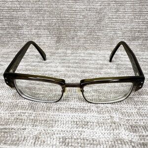 Jean Lafont Paris Eyeglasses Frames Einstein 427 Green Brown 48-19-145 France